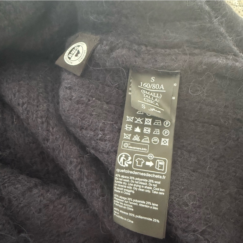 All Saints Selena Asymmetric Sweater, Alpaca Wool - Picture 15 of 16